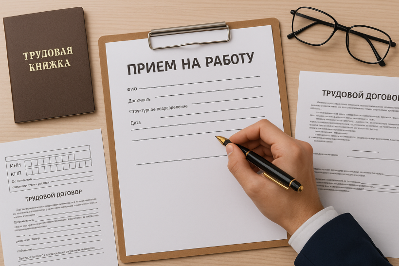 прием сотрудника на работу