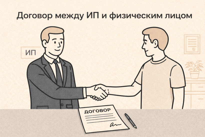 Договор между ИП и физическим лицом