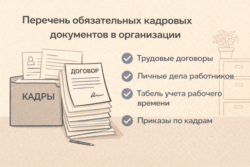Перечень обязательных кадровых документов в организации
