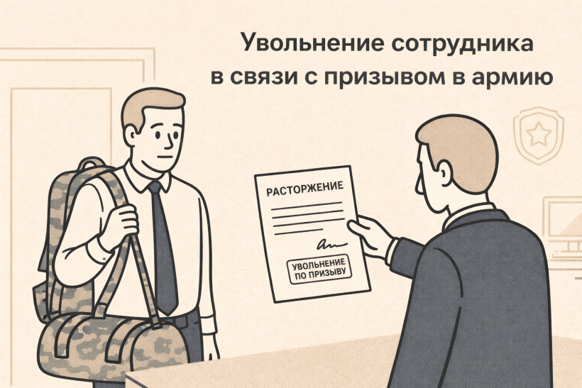 Увольнение сотрудника в связи с призывом в армию
