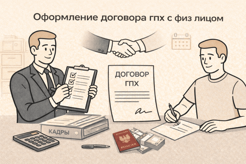 оформление договора гпх с физ лицом