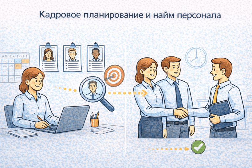 Кадровое планирование и найм персонала