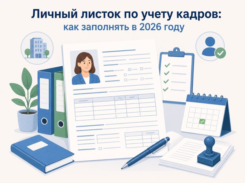 Личный листок по учету кадров