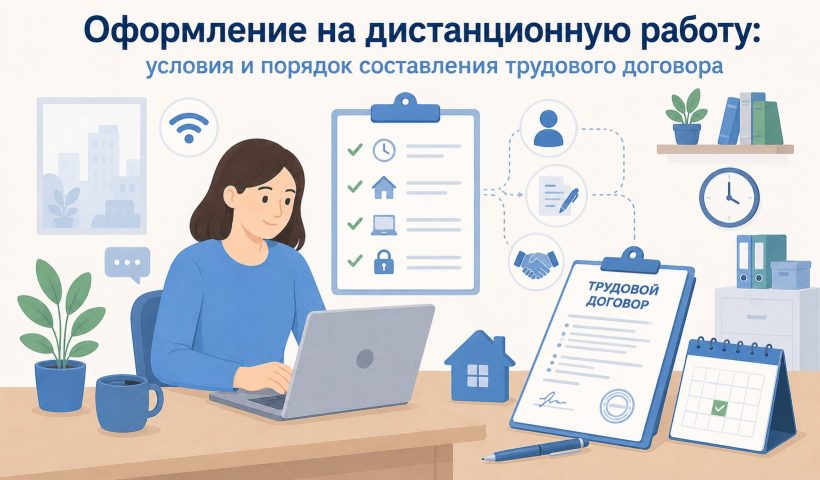 Оформление на дистанционную работу